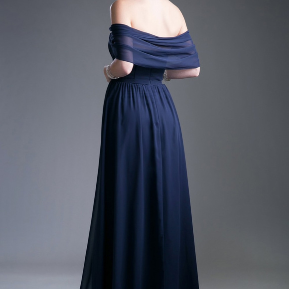 Sweetheart Neck Long Bridesmaid Dress CDCH532 - Picture 3 of 4